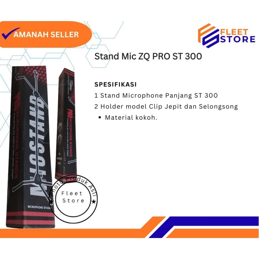Stand Mic Zopro ST300 Untuk kualitas khutbah yang lebih baik