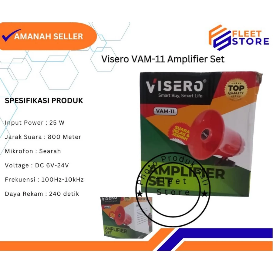 Speaker Horn VISERO VAM 11 top quality suara jernih dan jelas