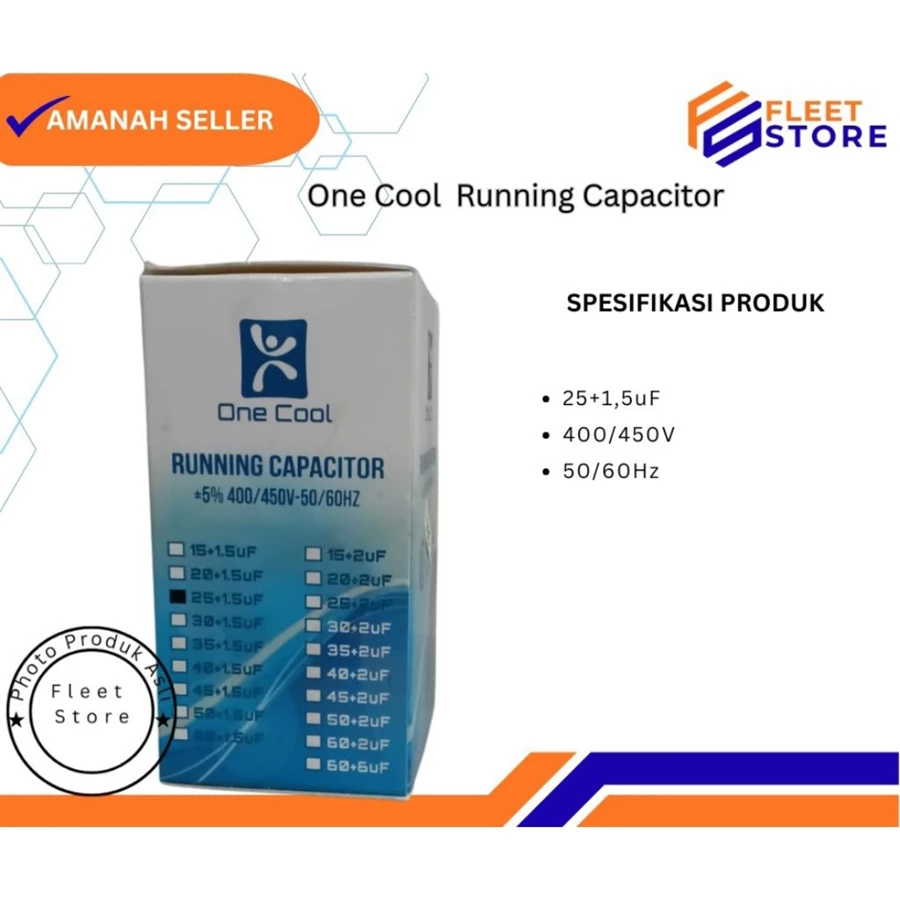 One Cool Running Capasitor untuk AC dirumah anda