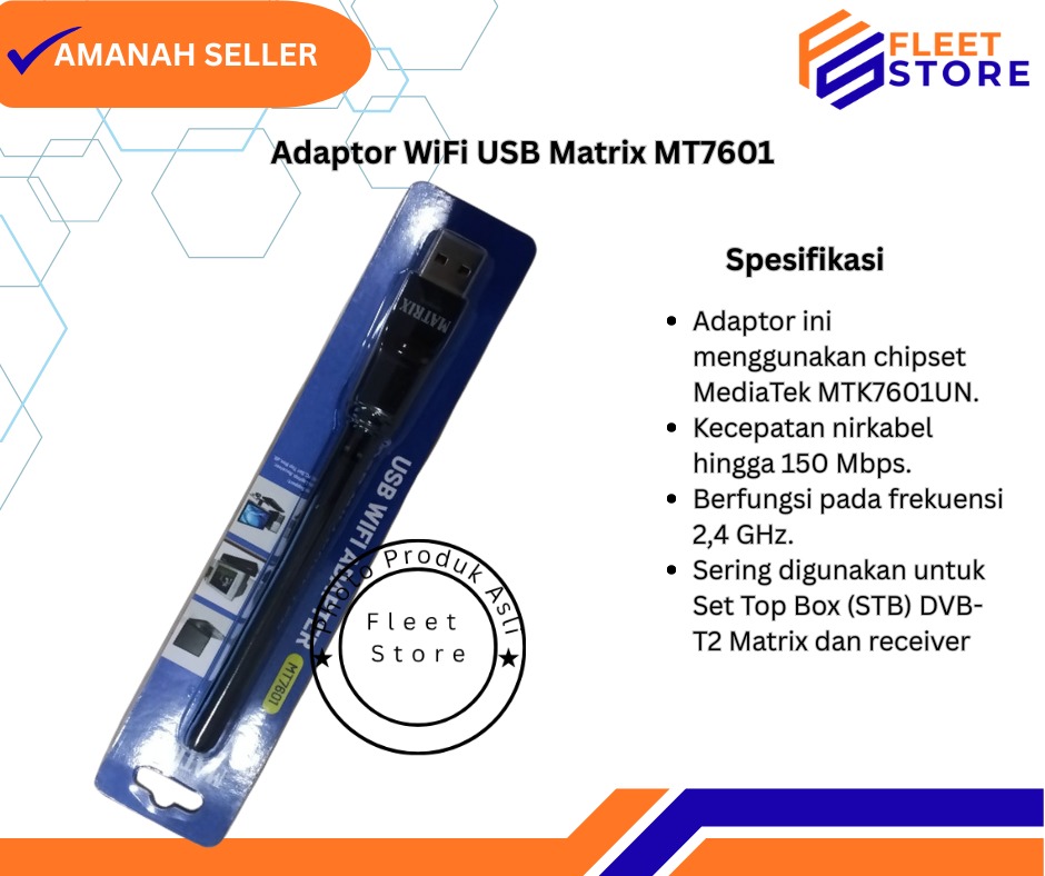 Adaptor WiFi USB Matrix MT7601